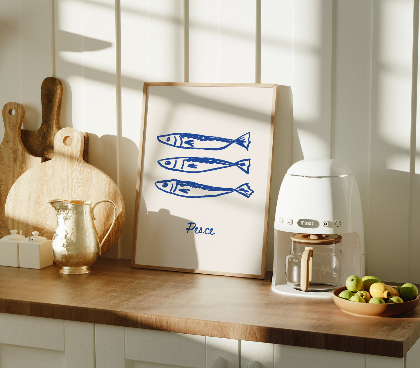 Pesce | Mediterranean Minimalist Art Print