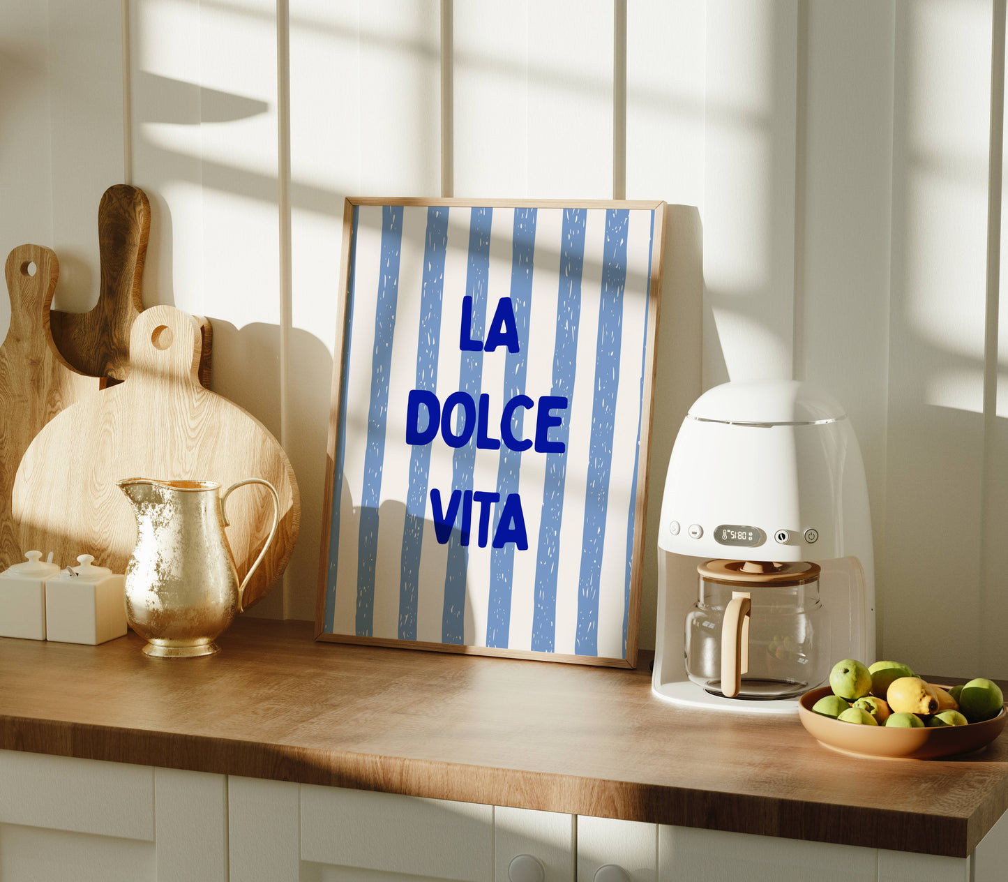 La Dolce Vita Print | Italian Quote Wall Art