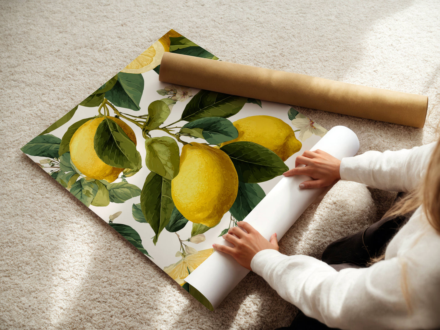 Limoni | Citrus Bloom Botanical Wall Art
