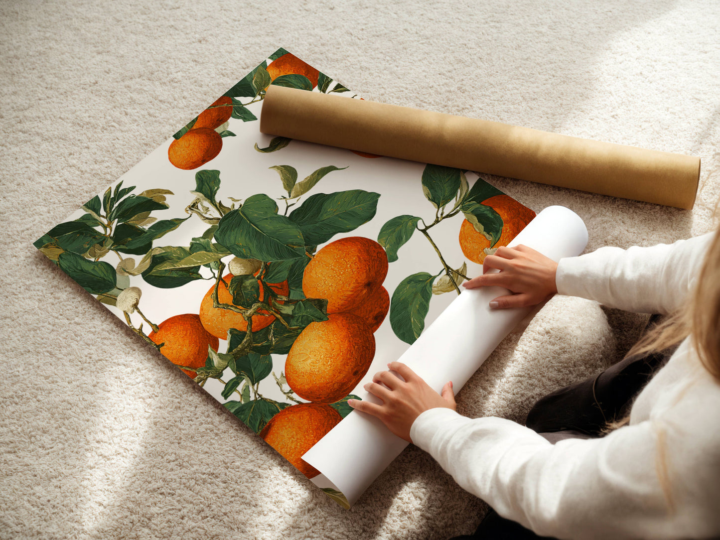 Oranges | Mediterranean Botanical Wall Art