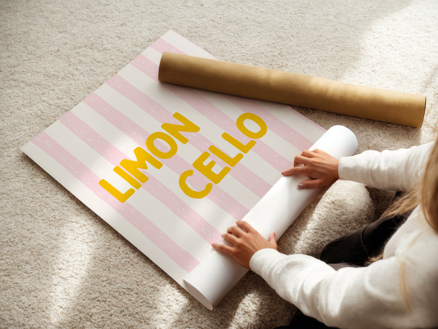 Limoncello Wall Art | Colorful Italian Print