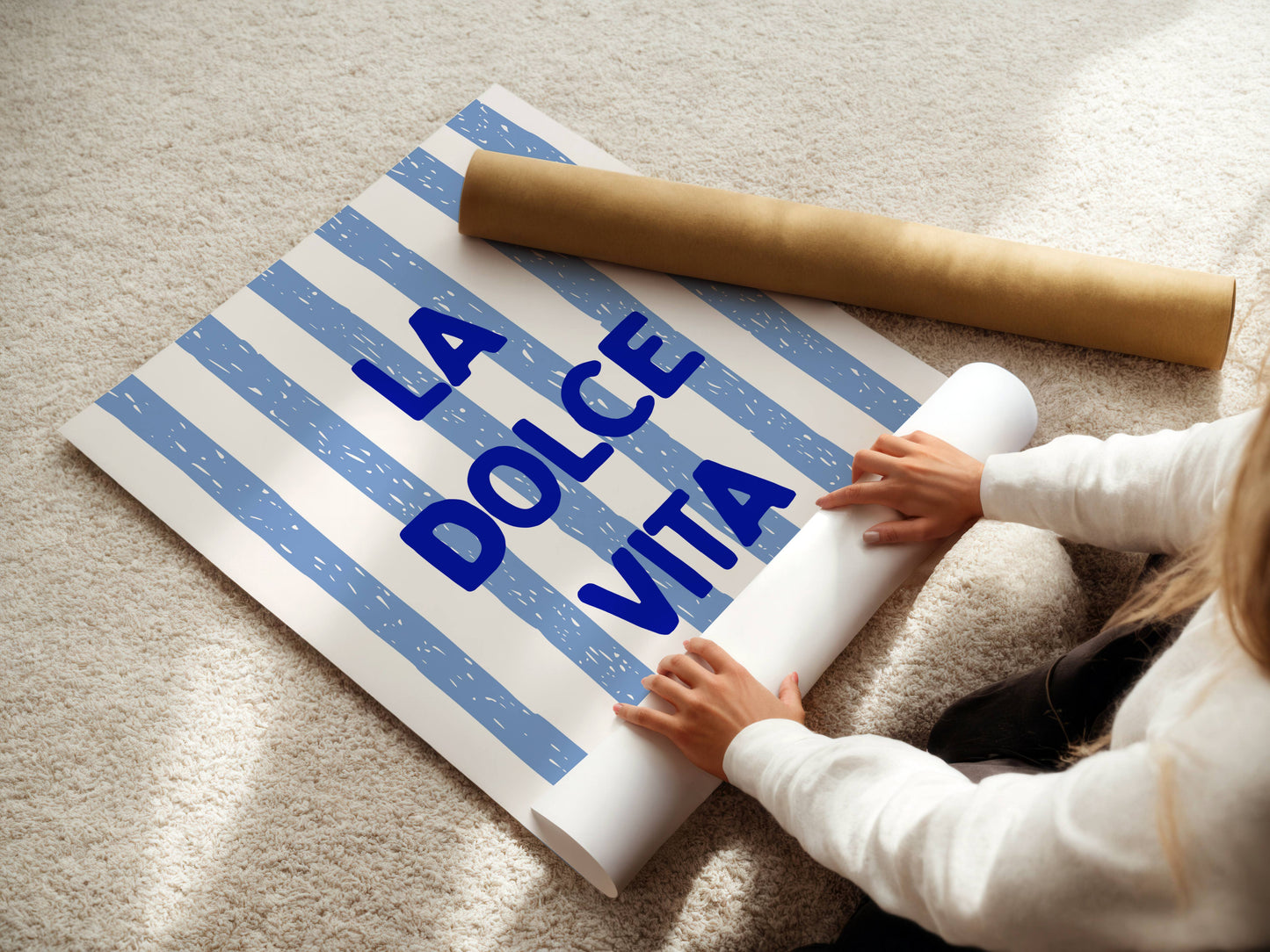 La Dolce Vita Print | Italian Quote Wall Art