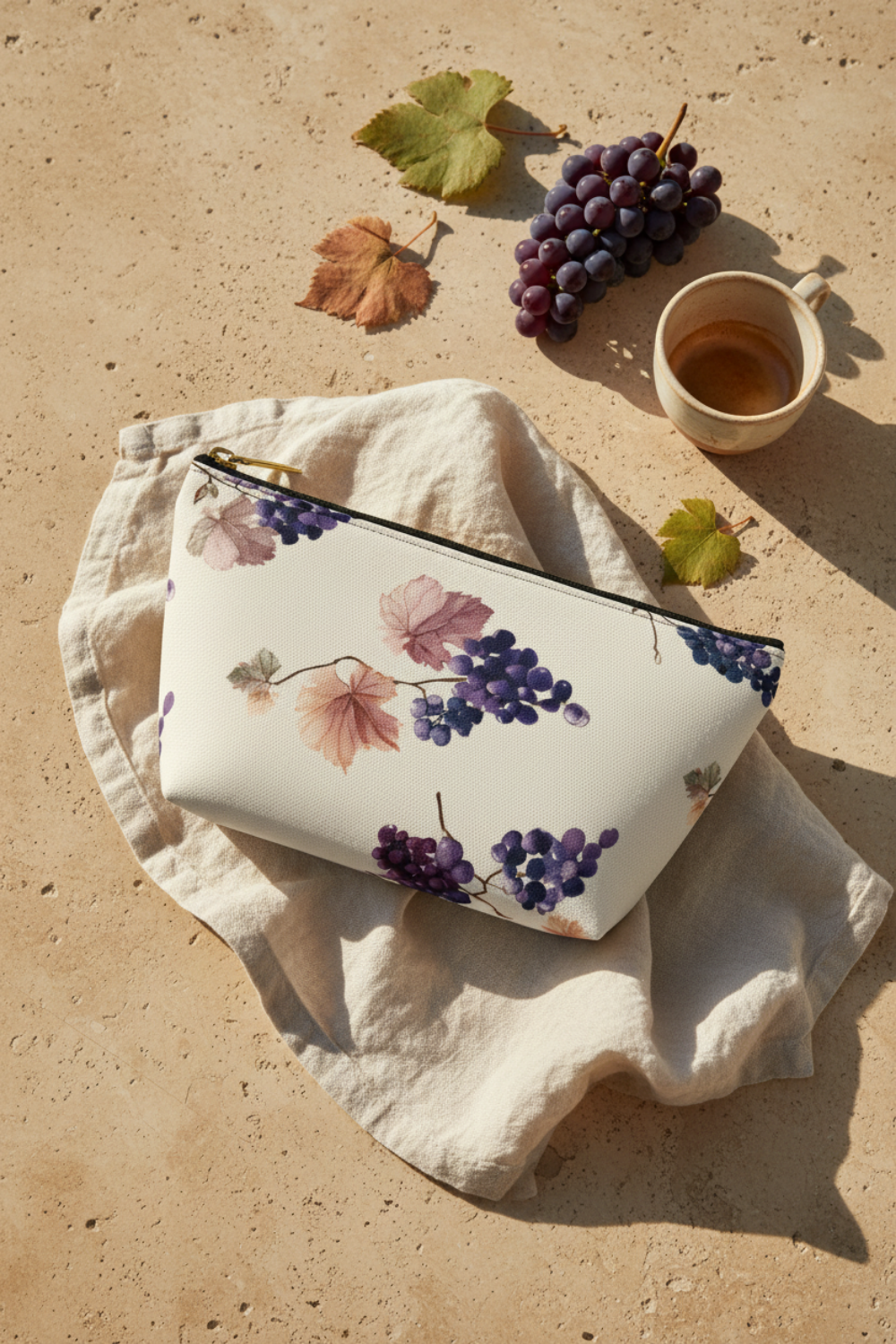 Tuscan Grape Travel Pouch
