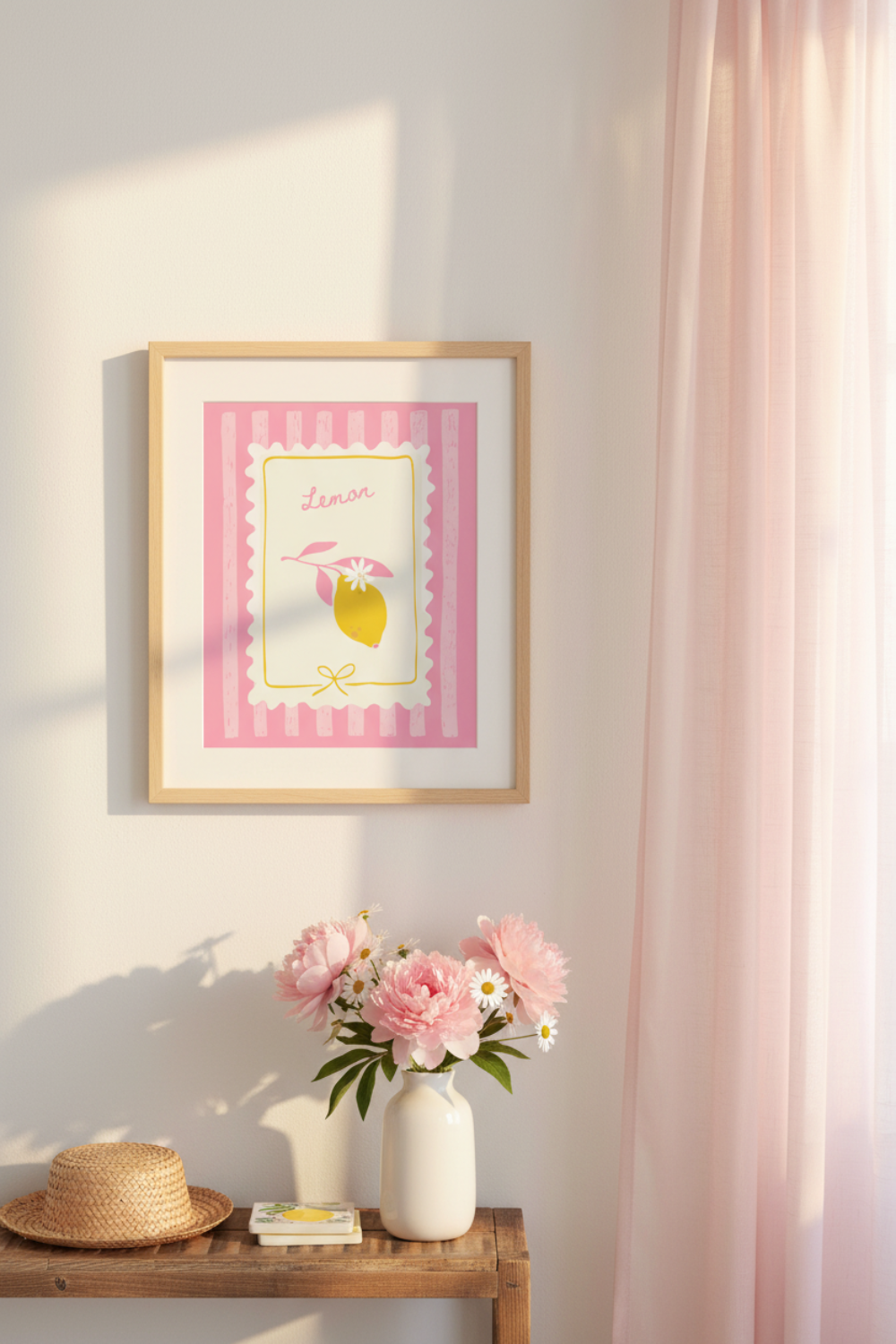 Lemon Illustration Art Print