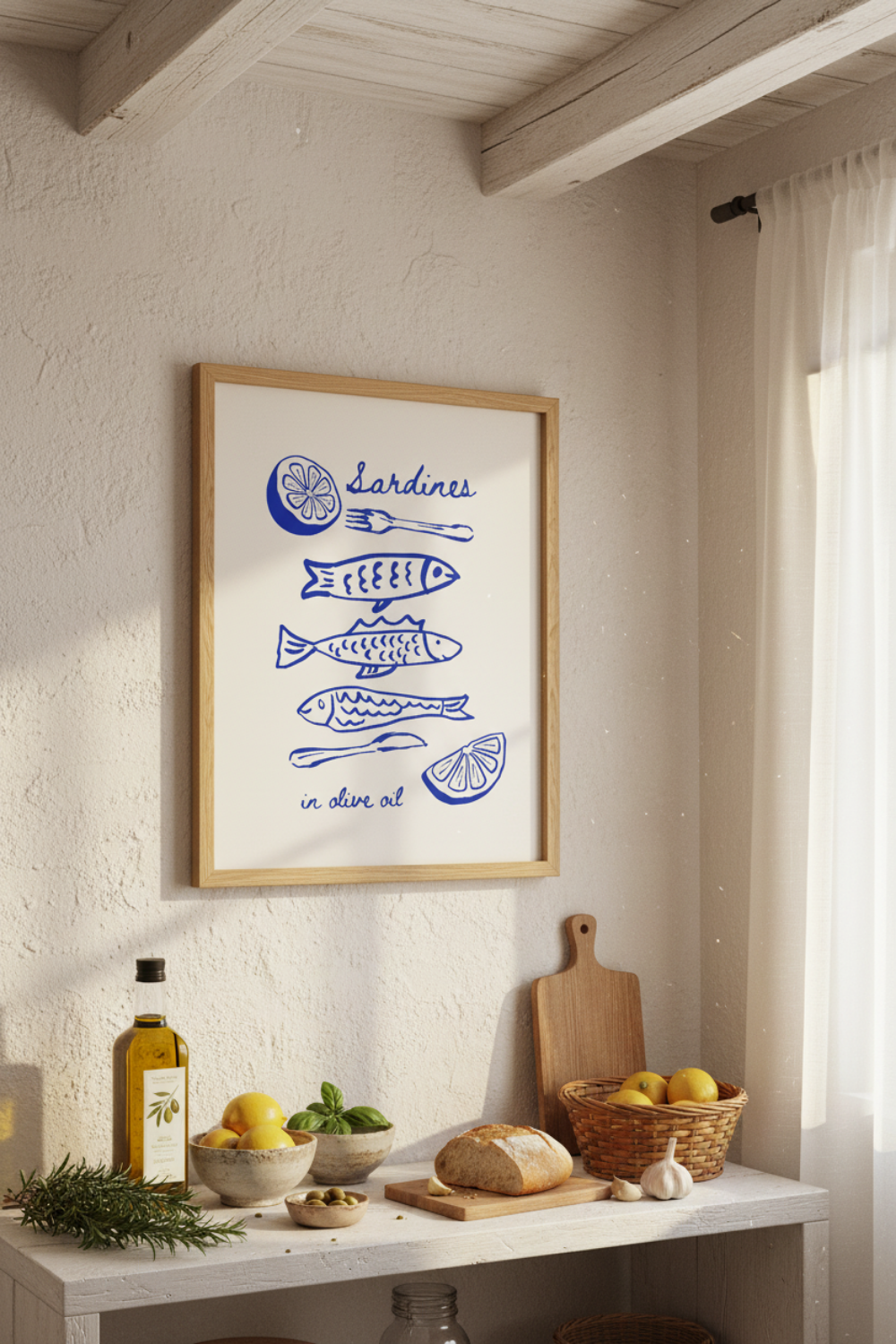Sardines in Olive Oil Art Print