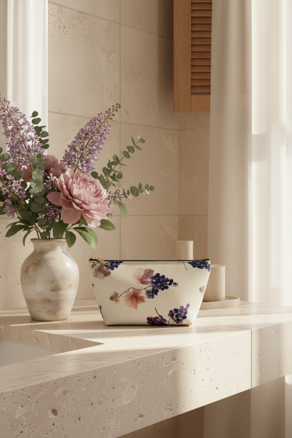 Grape Vineyard Travel Pouch